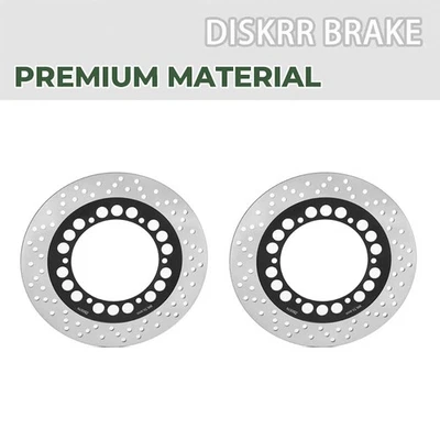2x Front Brake Rotors Discs for Yamaha XVZ1300 XVZ1300D Venture Royal 1986-1995 — 第 1/4 张图片
