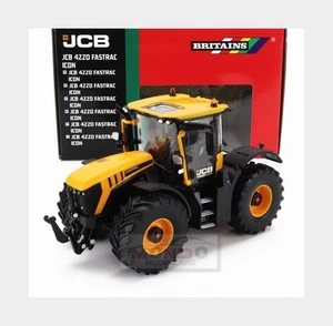 1:32 BRITAINS Jcb 4220 Fastrac Icon Tractor 2020 Yellow Black LC43355 Model - Picture 1 of 2