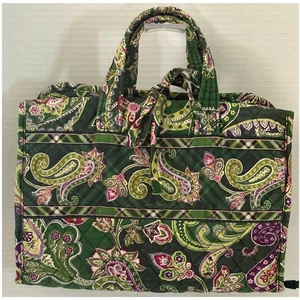 Vera Bradley Reisetasche zum Aufhängen faltbar - Kulturbeutel Make-up - chelsea green Paisley - Bild 1 von 7