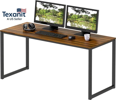 Mission 48-Inch Home Office Computer Desk, Walnut - Image 1 of 4