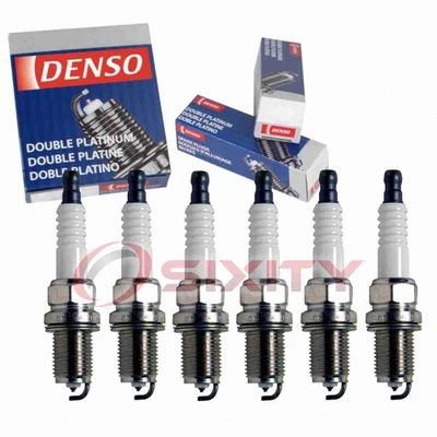 6 pc Denso Platinum Long Life Spark Plugs for 2001-2003 Mitsubishi Eclipse er - Image 1 of 4