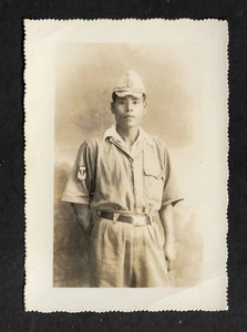 Original WW2 Japanese Photo Navy Summer Uniform Japan Army WWII China - Picture 1 of 3