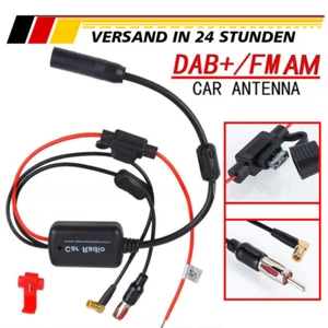 DAB-Antenne Auto Splitter Verstärker SMB DIN DAB FM AM Adapter Radio Autoantenne - Bild 1 von 15