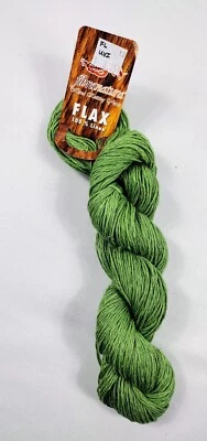 NEW Fibra Natura Flax 100% Linen Color Tarragon Green Yarn 1.76oz 137 Yds - Image 1 of 3