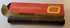 OHMITE L100J50R VITREOUS WIREWOUND ENAMELED RESISTOR 100W 50 OHM NEW IN BOX - Picture 1 of 4