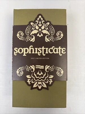 Kit de troqueles alfabeto Quickutz Sophisticate 2007 edición limitada nuevo sin usar nuevo en caja Foto 1 de 4