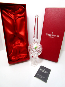 Waterford Crystal Lismore Christmas Tree Topper 10 3/8" NEVER USED W/BOX