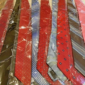  Men's Designer Neckties Ties Lot of 10 - Picture 1 of 4