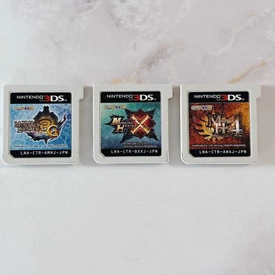 Authentic Japanese 3DS Monster Hunter Games / Tested / Pick One from 3 Titles - Image 1 of 2