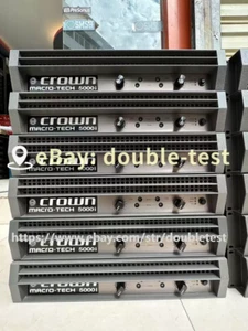 USED 1 PCS Crown MacroTech 5000i 2Ch Power Amplifier Working #dou - Picture 1 of 5