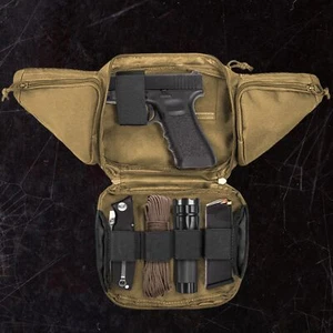 Concealed Carry Fanny Pack for Men Women Waist Gun Pack Pistol Pouch of Handgun - Picture 1 of 12