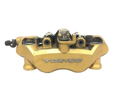 Pinza de freno delantera izquierda Kawasaki 2004-2005 ZX10R ZX12R Ninja dorada Tokico OEM * Foto 1 de 4