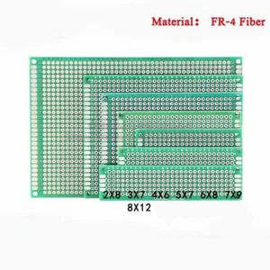 Prototyping PCB Universal Board Double Side Tinned FR-4 Glass Fiber Thick 1.6mm - Picture 1 of 10