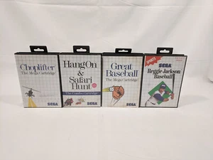 Sega Master System Spiel 4 Stück Choplifter Hang On & Safari Hunt + - Bild 1 von 5