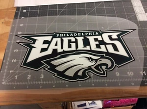 Philadelphia Eagles Football Ready Press 5"x11.5" Heat Transfer Sheet For Shirt - Picture 1 of 4