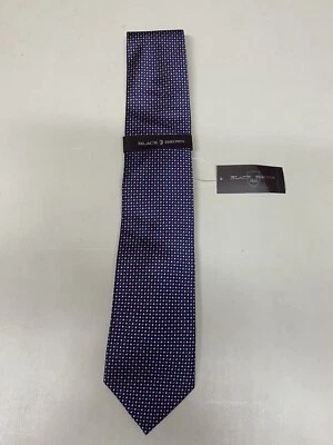 BLACK BROWN 1826  blue/Gray/pink/ DOTS MOTIF TIE - NWT - DESIGNER TIES.size OS - Image 1 of 4