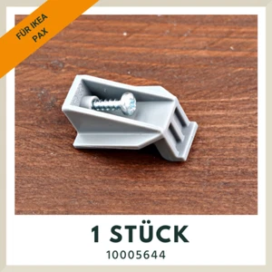IKEA Ersatzteil 2x #10005644 PAX,HASVIK,GRIMO Halterung Schrank Führungsschiene - Bild 1 von 3