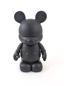 Vinylmation Create Your Own Blank Disney Mickey Mouse Black RARE 9" - Picture 1 of 7