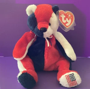 Ty Beanie Baby PATRIOT The Bear - 5-29-2000 - Imagen 1 de 3