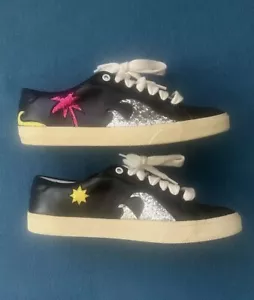Saint Laurent Women’s Court Classic SL/06 Sea, Sex & Sun Sneakers Size 38 US 8 - Picture 1 of 12