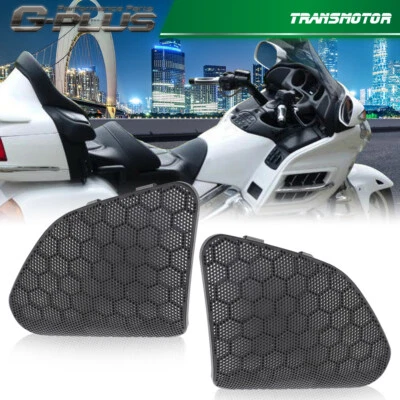 Cubierta protectora de altavoz de motocicleta apta para Honda Goldwing Gold Wing 1800 01-05 par Foto 1 de 4