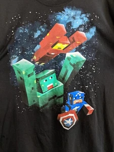 New Marvel Avengers Heroes Pixel Block Characters 2XL T-shirt - Picture 1 of 3