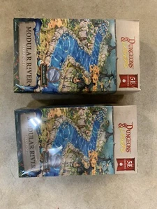 2 X Modular River Terrain Set Dungeons & Lasers Archon Studio - Picture 1 of 1