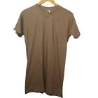 Fruit Of The Loom Single Stitch T Shirt Mens M Brown New Old Stock Vintage