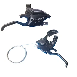 Shimano ST-EF500-7R2A Schaltbremshebel 7 fach rechts schwarz V-Brake - Bild 1 von 4