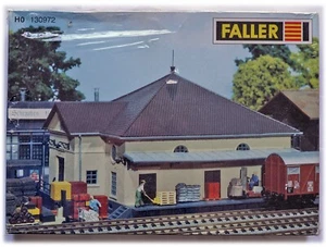 FALLER 130972 HO H0 1:87 KIT SERVICE AREA MATERIALS STORE Materiaalloods - Picture 1 of 2
