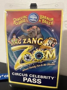 Ringling Bros and Barnum & Bailey Circus Celebrity Pass Badge Lanyard Strap 2008 - Picture 1 of 4