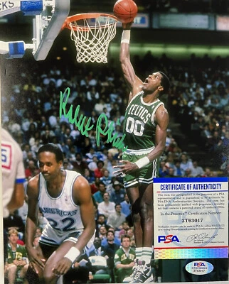 VTG ROBERT PARISH Rare Hand Signed Authentic Autograph 8x10 PSA COA GOAT - Image 1 of 4