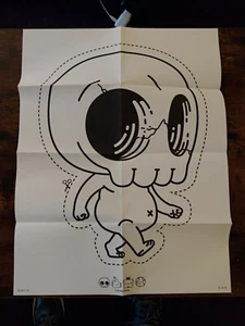 Mike Mitchell Skully C #1 offset lithograph print cutout - Bild 1 von 1