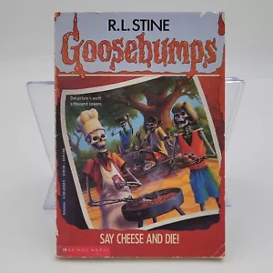 Goosebumps #4 Say Cheese and Die! 1st Print & Edition R.L. Stine Paperback Book - Picture 1 of 20