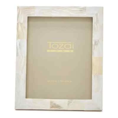 Two's Company Pearly White 8" x 10" Photo Frame in Gift Box (VTO102) - Image 1 of 3