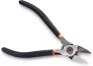 6 Inches Wire Cutters Heavy Duty Snips Flush Cut Side Cutters Pliers Metal Cutti - Picture 1 of 12