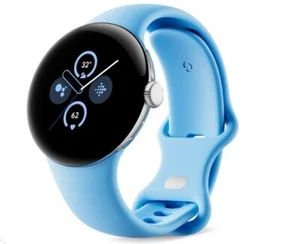 Google Pixel Watch 2 WiFi 41mm Smartwatch Zegarek Silver Bay Srebrny Niebieski - Zdjęcie 1 z 1