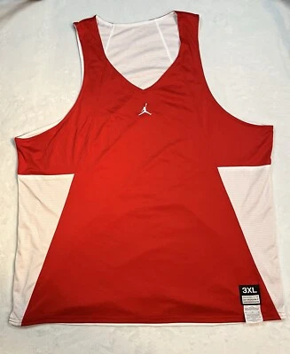 复古耐克 Jordan Jumpman 双面标志网眼球衣背心,尺寸 3XL — 第 1/4 张图片