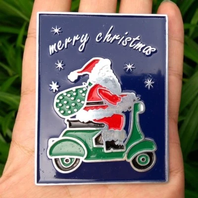 VINTAGE VESPA BADGE CLUB ACMA AD PART scooter logo GS christmas gift ideas SANTA - Image 1 of 2