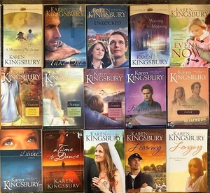 15 gemischte Lot Karen Kingsbury Trade Taschenbücher Christian & Drama - Bild 1 von 2