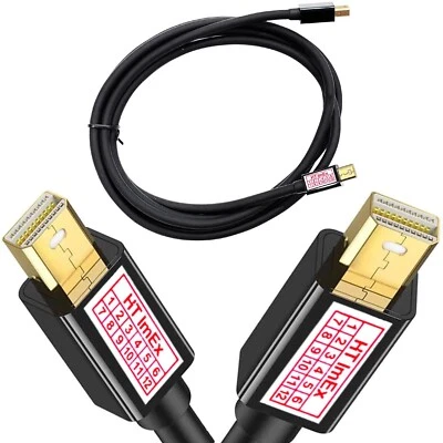 4K 60Hz Mini Displayport Verlängerungskabel Thunderbolt 2 Mini DP auf MDP Kabel - Bild 1 von 4