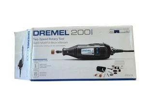 Dremel 200 Serie zwei Geschwindigkeiten kabelgebunden rotierendes Werkzeug-Kit gebraucht - Bild 1 von 11