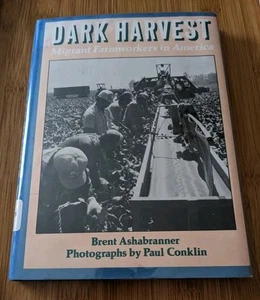 DARK HARVEST By Brent Ashabranner HC/DJ Ex-Lib Very Good  - Picture 1 of 5