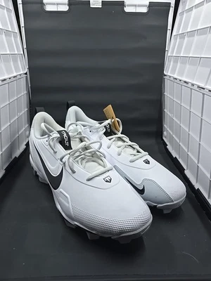 Nike Force Trout 9 Size 9.5 Keystone White Black Baseball Cleats FB9728-102 New - Image 1 of 4