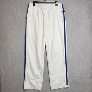 Vintage Polo Ralph Lauren Hose Herren Large cremeweiß Windbreaker Tennis Sport Track - Bild 1 von 14
