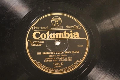 HAWAIIAN NORMAN CLARK SOUTHSEA ISLDRS The Honolulu Beach BoysBlues COLUMBIA 1784 Foto 1 de 3