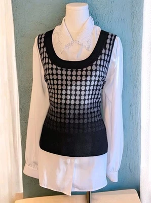 Vtg Talbots Petites Wool Sweater Vest Merino Wool Preppy Classic Versatile Cozy - Image 1 of 4