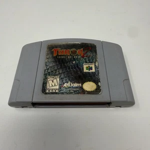 Turok 2: Seeds of Evil N64 Nintendo 64 solo carrello autentico testato - Foto 1 di 6