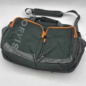 Orvis Laptoptasche grau & orange Beschreibung lesen Schultertasche Messenger Bag - Bild 1 von 12