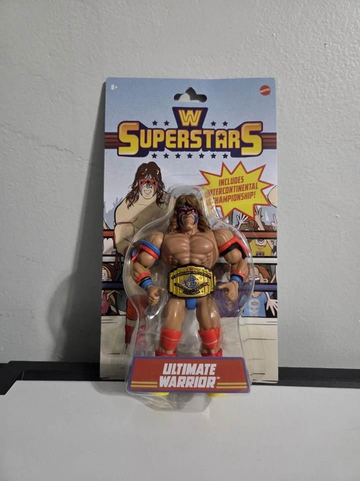 WWE Superstars Series 15 Ultimate Warrior Wrestling Action Figure w Belt NEW FSC - Image 1 of 1